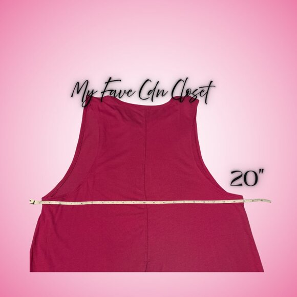 Fuchsia Pink Beach body Tank Top**Ladies XL - Picture 9 of 11